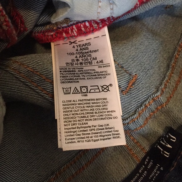 ⚡4/$25 🆕️GAP SLIM TODDLER JEANS - Picture 6 of 6